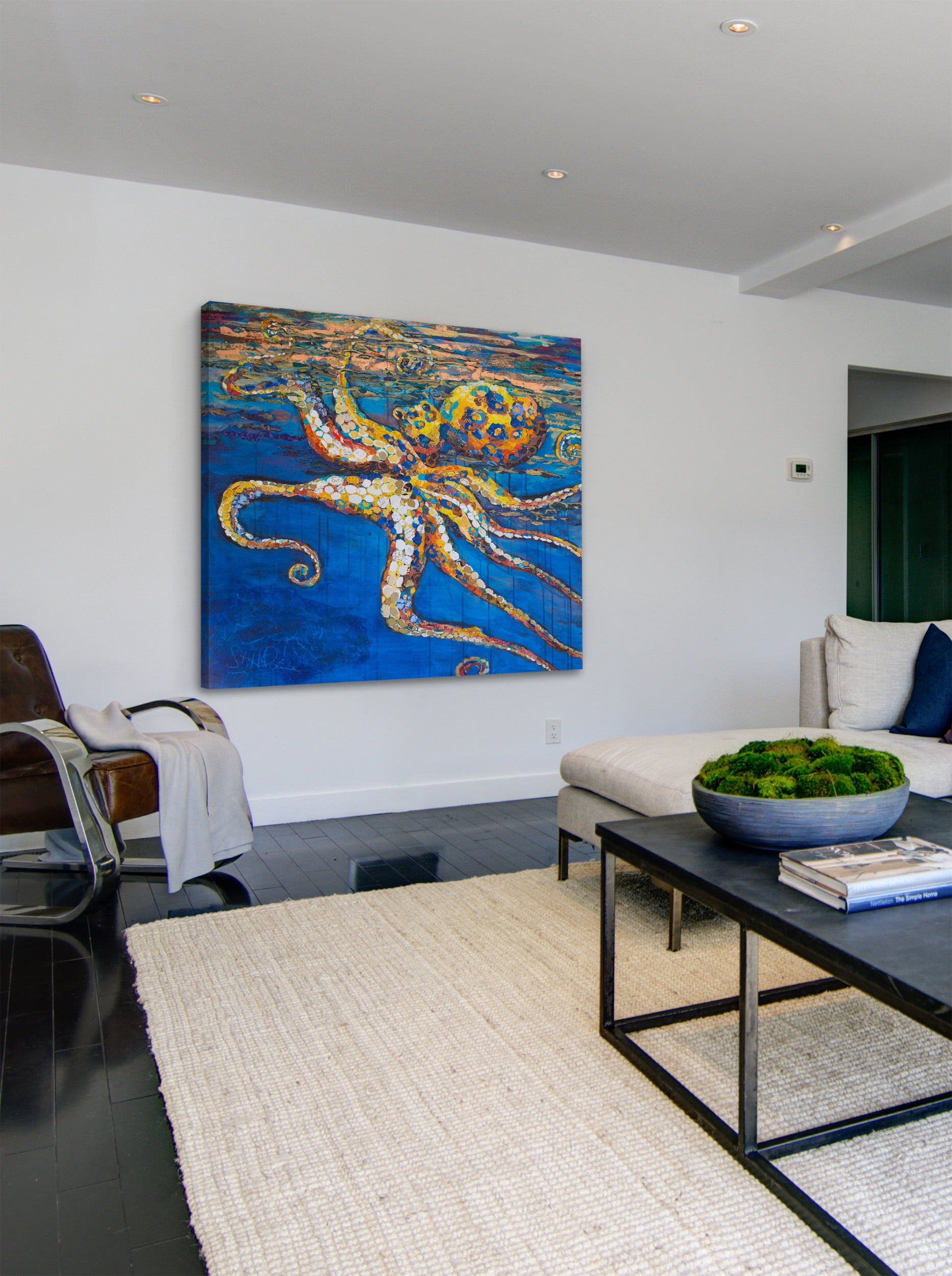 "Beneath the Sea" Painting Print on Wrapped Canvas