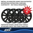 thumbnail image 4 of Coast To Coast IWCIMP406BLK IMPOSTOR ® WHEEL COVER, 4 of 6
