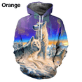 thumbnail image 4 of Sudadera con capucha para hombre nueva de otoño con estampado 3D de lobo y animales, jersey de lobo, moda urbana, sudaderas casuales de gran tamaño para hombre, 4 of 5