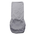 thumbnail image 3 of Stretch Solid Diamond Lattice Dining Chair Cover Slipcover Removable Washable Short Dining Chair Protector Seat Solid Slipcovers for Hotel Dining 4pcs Light Gray, 3 of 7