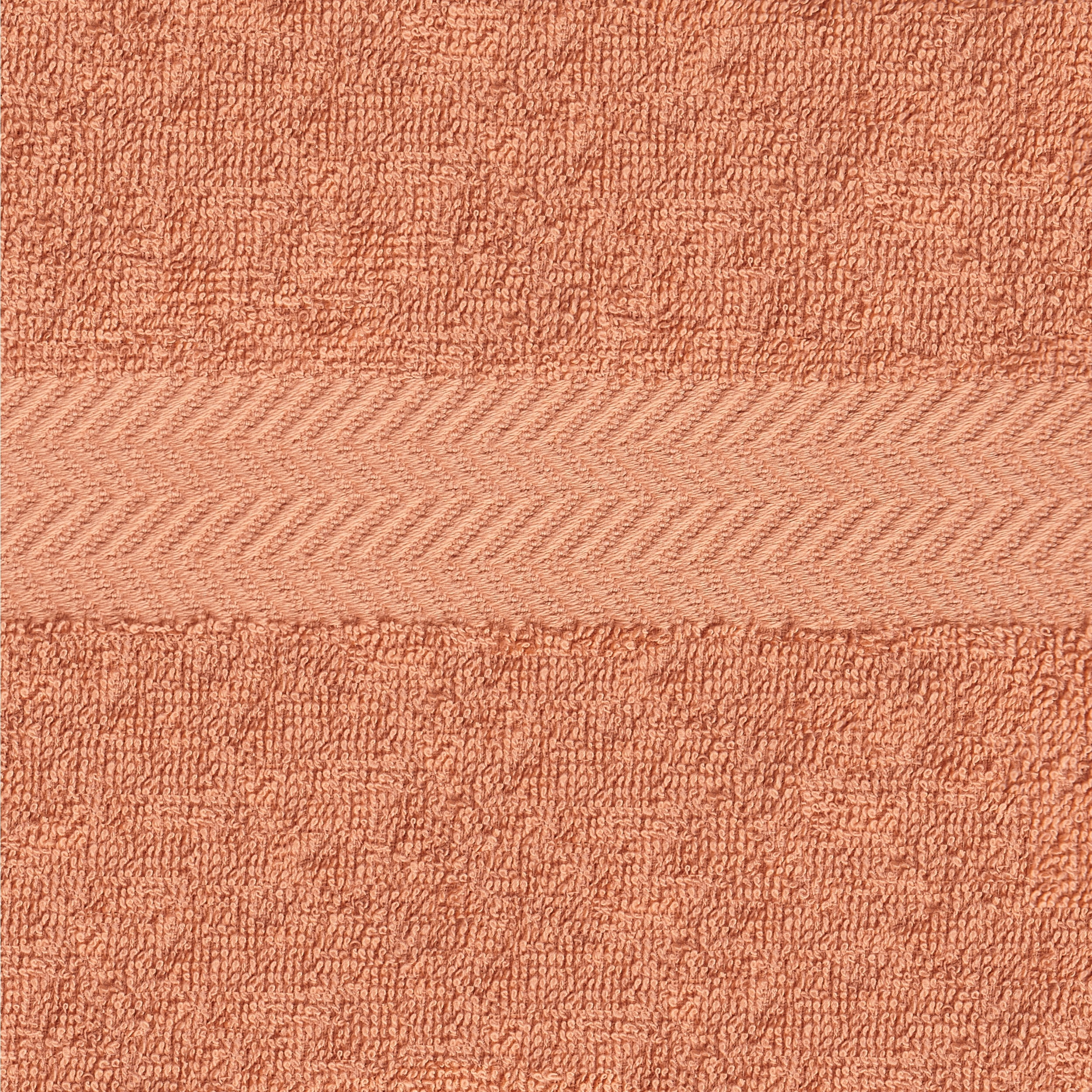 Eco-Friendly Cotton 8-Piece Hand Towel Set, Coral by Blue Nile Mills