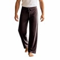 thumbnail image 4 of PNTUTB Wide Leg Pants for Men Solid Color Drawstring Trousers Casual Loose Comfortable Trendy Lounge Workout Yoga Sporty Pants, 4 of 7