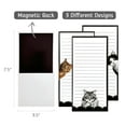 thumbnail image 2 of Wrapables Magnetic Notepads for Refrigerator, To-Do lists, Grocery Shopping, Memo, Reminders (Set of 3), Cats, 2 of 6