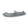 thumbnail image 1 of WeatherTech Système d'Alimentation pour Animaux Double Low 64 oz. - Plastique Sans BPA - Gris Foncé, 1 of 1