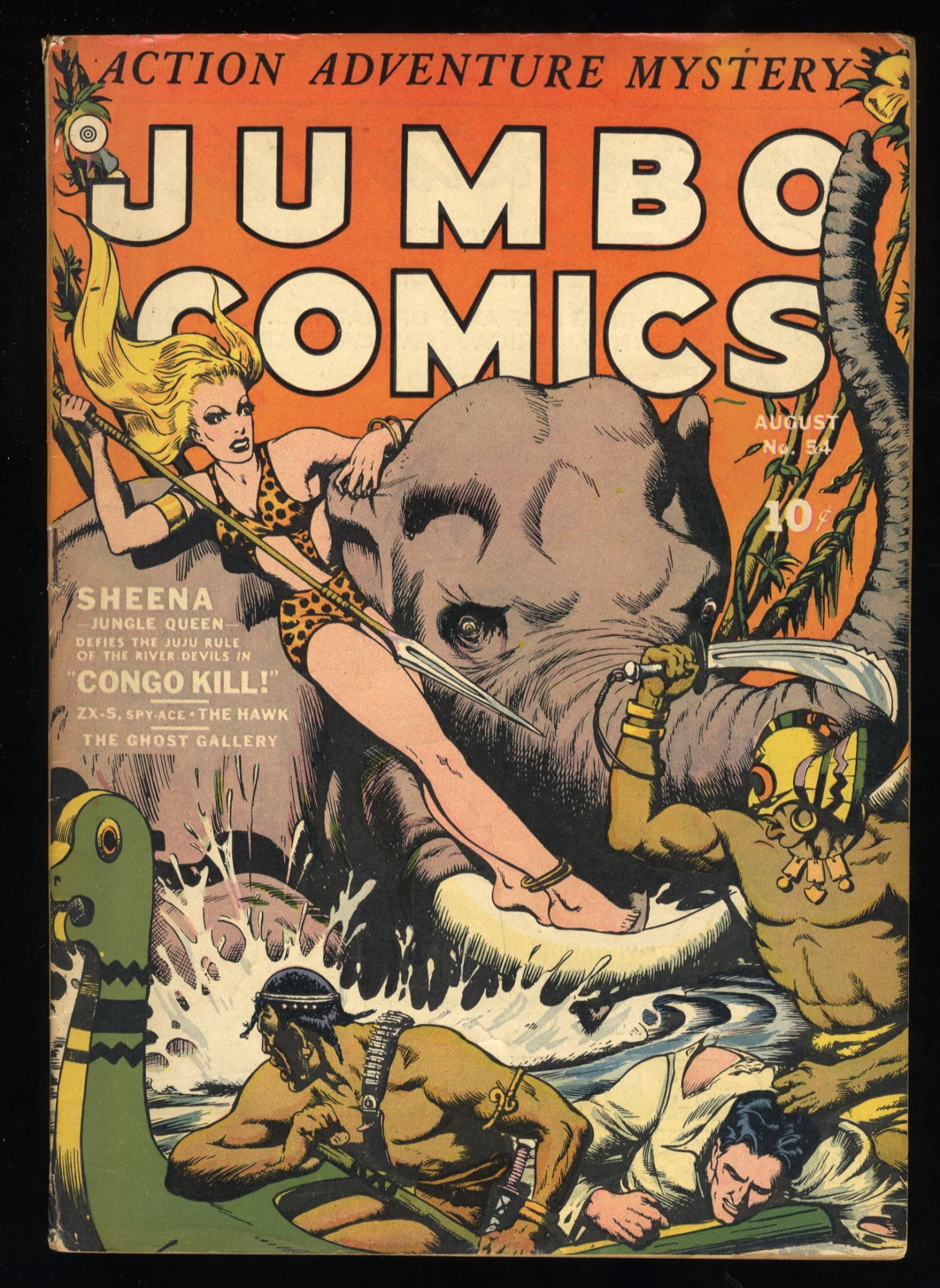 Cover of Jumbo Comics #54