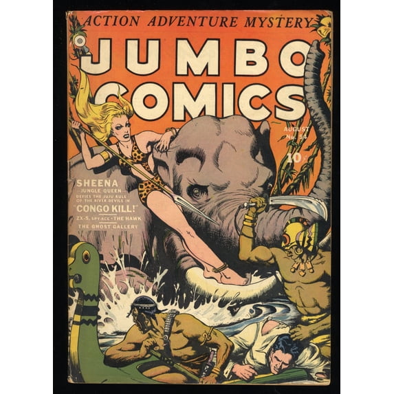 Jumbo Comics #54 FN+ 6.5 Comic Book