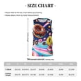 thumbnail image 4 of Naloa Space Colorful Donut Basketball Jersey Reversible Men's Mesh Athletic Sports Shirts Training Practice S-4XL3X-Large, 4 of 6