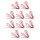 thumbnail image 2 of Sidaley 3,5 mm a cable de audio del coche cable auricular altavoz cable auxiliar pieza de repuesto reproducción de música para teléfono Rojo 10piezas, 2 of 4