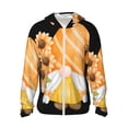 thumbnail image 2 of Uemuo Sunflower Gnomes 2 Pattern Women's Full Zip UPF 50+ Sun Protection Hoodie Jacket Long Sleeve Sun Shirt Hiking Outdoor Performance with Pockets-Medium, 2 of 9