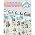 thumbnail image 4 of Easter Shower Curtain Watercolor Bunny Shower Curtains for Bathroom Decor Easter Eggs Bath Curtains Sets for Spring Easter Bathroom Decor Fabric Waterproof Extra Long 72" X 84", 4 of 5