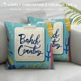 thumbnail image 3 of Qinduosi Student Gift Pencil Square Pillowcase Decorative Throw Pillow Cover Cushion Case Material for Bed Sofa Classroom White, 3 of 5