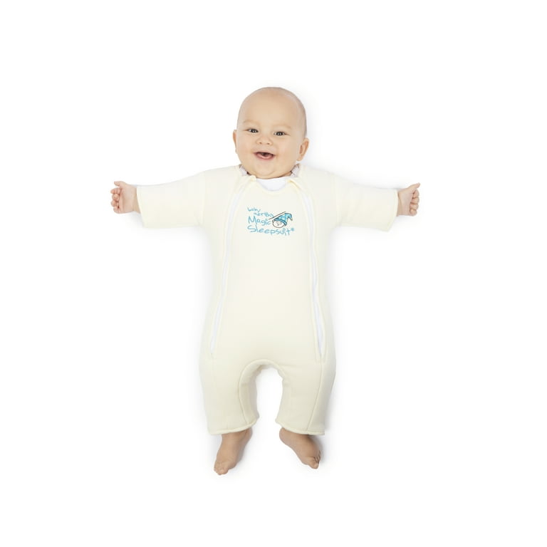 Baby Merlin s Magic Sleepsuit Infant Swaddle Transition Product Cotton Cream 6 9 Months Unisex