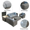JOIVI Outdoor Furniture Set, 8 Piece Patio Wicker Sectional Patio