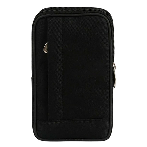 Riñonera multifuncional vertical para hombre con cinturón para teléfono móvil de pantalla grande Apuakthei