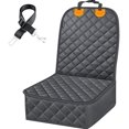 thumbnail image 1 of Funda de asiento delantero para perros, 100% impermeable antideslizante, protector de asiento de coche para mascotas, cubierta acolchada y duradera de asiento para perro para coches, camiones y camion Feliz Sencillez, 1 of 5