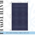 thumbnail image 4 of Juego de toallas de baño, color blanco, clásico, lujoso, 700 g/m², algodón, 4 unidades, 4 of 9
