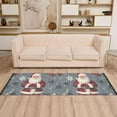 thumbnail image 2 of Yayeee Runner Rug for Bedroom 2'x6' Machine Washable Hallway Non Slip Mat, Christmas Santa, 2 of 8