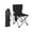 Black, variant on koolsoo Camping Folding Chair Foldable Outdoor Furniture for Lawn Sports Meet Picnic White