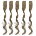 thumbnail image 2 of 5 Pcs Mèches Postiche, Postiche à Clip Longue Bouclée Colorée et Tendance pour Extension de Cheveux pour Femmes Filles, 2 of 7