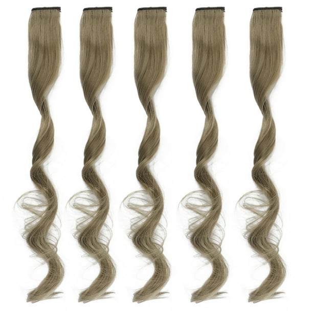 Clip en postizo largo y rizado, 5 piezas de extensión de cabello resaltados extensión de cabello postizo resalta características líderes de clase