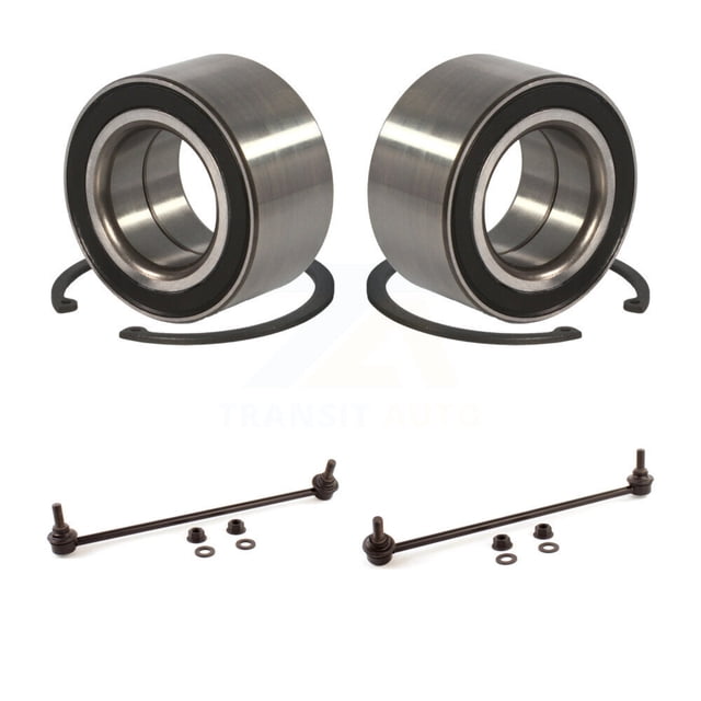 Transit Auto Front Wheel Bearing and Link Kit for Car BMW X5 - Left Right Side (Driver Passenger) K7T-100874