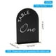 thumbnail image 2 of Uxcell Soporte de Número de Mesa de Arco de Acrílico de 2 cm con Base para Bodas y Cumpleaños 15 Pcs Negro Blanco, 2 of 7
