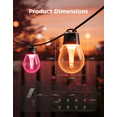 thumbnail image 4 of Govee Outdoor Solar LED String Lights,33ft,IP67 waterproof with 111 Modes, 4 of 10
