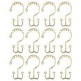 thumbnail image 3 of Bewildely 12 ganchos para cortina de ducha, perchas para cortinas de habitación de Hotel, anillos colgantes para bañera, accesorios para interiores y Accesorios de baño Oro Bewildely HA062211-03B, 3 of 6