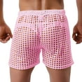 Men's Shorts Sexy Mesh Hollow Shorts Running Exercise Training Mesh