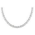 thumbnail image 2 of Italian 925 Sterling Silver 4.2mm Flat Marina Chain - 16, 18, 20, 22, 24, 30" (16), 2 of 10