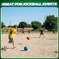 Recess Pe 5 Inch Red & Blue Playground Dodgeballs - (2-Pack) with Pump - Small ...