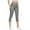 Grey, variant on Women High Waisted Reflective Yoga Pants Tummy Control Workout Leggings Squat Proof Stretchy Gym Running Tight Fit Activewear