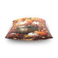 thumbnail image 4 of Ryvnso Birds Autumn Leaves Pumpkins Throw Pillow Covers Couch Pillowcases Decor for Bed Sofa 16" x 16", 4 of 7
