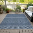 thumbnail image 6 of Addison Rugs Chantille Indoor/Outdoor Transitional Stripes Navy Washable Rectangle Rug, 2'6" x 3'10", 6 of 6
