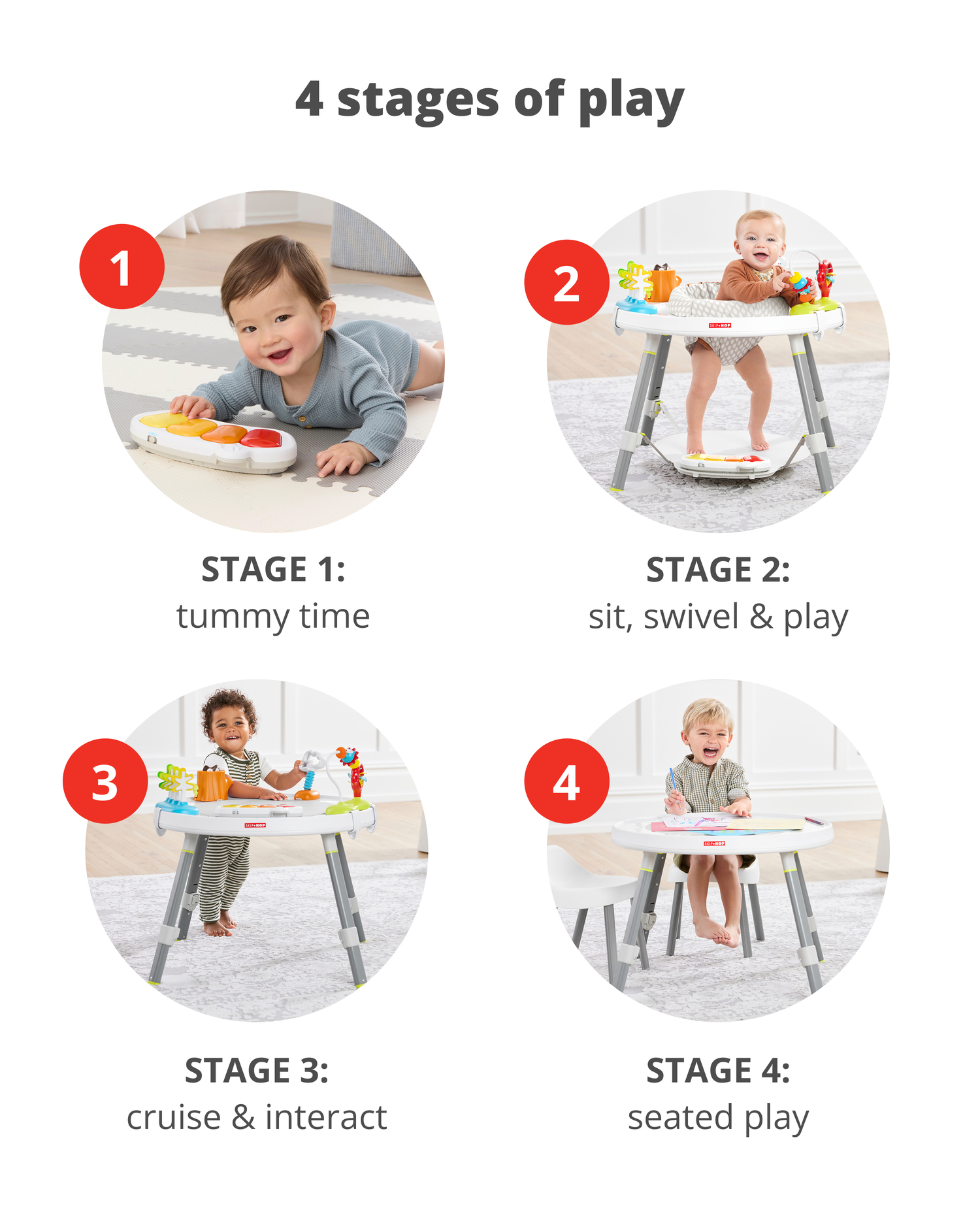Skip Hop Explore & More Activity Center, 3-Stage Grow-with-Me photo 3