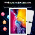 thumbnail image 5 of Skegnu 10.1 Inch HD Tablet, 8-core IPS, High-definition Screen, WiFi, Bluetooth, Android Voice Call, Game Tablet, Support SIM Communication Function Gifts for Family 50% Off Clear!, 5 of 7