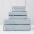 thumbnail image 2 of Modern Threads Waffle-Rib 6-Piece Cotton Bath Towel Sets, Air, 2 of 6
