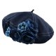 thumbnail image 1 of Gorro de para mujer, sombrero de pintor, decoración para la cabeza, regalo elegante, sombrero de tela vaquera, sombrero de disfraz para año, 1 of 9