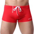 thumbnail image 4 of Brother Gifts New Men‘s Boxer Briefs Swimming Swim Shorts Trunks Swimwear Pants Rd/Xl, 4 of 5
