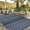 Black blue/white, variant on Outdoor Patio Rug Outdoor Rug Boho Plastic Straw Rugs, Waterproof Reversible Plastic Camping Mat Easy Clean Non-Shedding Outside Patio Rug for Backyard Picnic Porch Deck RV