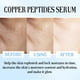 thumbnail image 4 of Suero de péptidos de cobre Péptido de cobre azul Reafirmante Facial Envejecimiento de la piel Hidratante 30 ml lo esencial, 4 of 5