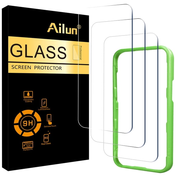Protector de pantalla Ailun para iPhone 17 y iPhone 16 Pro de 6.3" - 3 unidades