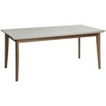 thumbnail image 4 of Manhattan Comfort Lillian 71" Glass Top Dining Table in Off White, 4 of 6
