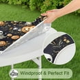 thumbnail image 5 of Nightmare Before Christmas Halloween Pattern Round Fitted Tablecloth with Elastic Edge,Dining Table Cover Waterproof,Outdoor Round Tablecloth for Camping,Dining,Indoor and Outdoor, 5 of 7