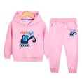 thumbnail image 2 of Linfrsh Toddler Baby Boy Fall Outfit Set Long Sleeve Hoodie Sweatshirt Jogger Pants 2T 3T 4T 5T Boys Clothing, 2 of 5
