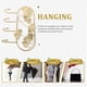 thumbnail image 5 of Colgador de pared, colgador de pared decorativo para pared, perchero, gancho de pared multifuncional, 5 of 5