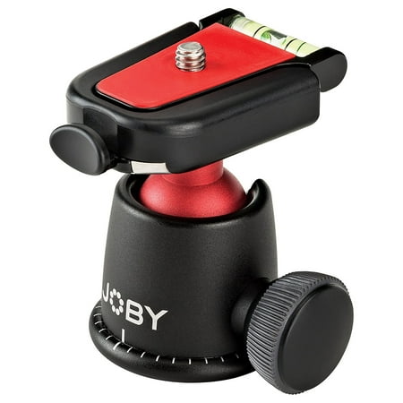 UPC: 0817024015138 | JOBY BallHead 3K Quick Release Tripod Ball Head for DSLR and Mirrorless Cameras up to 3Kg. Black/Red