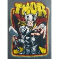 thumbnail image 4 of Thor Mens T-Shirt - Mighty Marvel Comic Hero in 3 Color Line Frame, 4 of 4