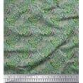 thumbnail image 1 of Soimoi Georgette Viscose Fabric Brush Stroke Abstract Print Fabric by The Yard 42 Inch Wide, 1 of 3
