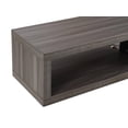 thumbnail image 2 of Wall Mounted Wood TV Console Entertainment Center Wall Decor 48-inch Gray, 2 of 6